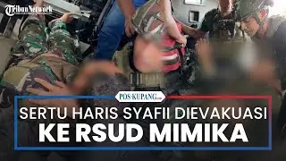 Sertu Haris Syafii Dievakuasi ke RSUD Mimika usai Tertembak oleh KKB