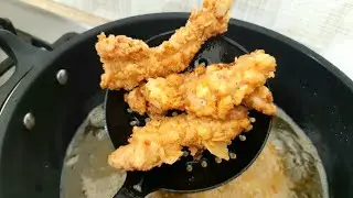 Crispy Chicken Tenders | Chicken Tenders Homemade | Best Crispy Chicken Fingers | Chicken Strips
