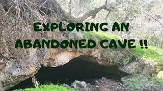 EXPLORING AN ABANDONED CAVE!!