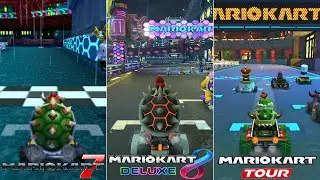 Evolution Of 3DS Neo Bowser City Course In Mario Kart Series [2011-2020]