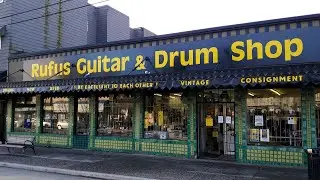 RUFUS GUITAR SHOP - Commercial Drive Guitar and Drum Shop Tour #rufusguitarshop #thedrive #vancouver