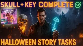 How to create SKULL and KEY in Grand Mobile RP new Event | Grand Halloween story first 4 Missions