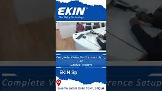 COMPLETE VIDEO CONFERENCE SETUP BY EKIN #ekin @Unique Trader , Siliguri #ekin