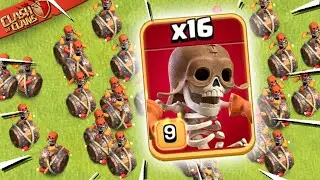 Clash of Clans, But with Mass Super Wall Breakers!