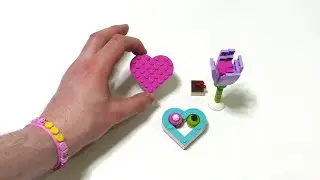 LEGO DOTS & LEGO Friends Cake Box with flower