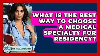 What Is The Best Way To Choose A Medical Specialty For Residency? - Med School Survival Guide