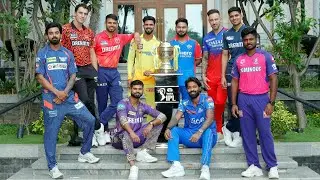 TATA IPL 2024-The🔟Captains Are READY The Goal is SET 🏆Let the #TATAIPL 2024 Begin #csk #mi #rcb #srh
