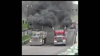 Peterbilt vs. Kenworth, Who Wins this Semi Truck Drag Race? #ettyn #dragrace #trucking