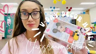 Valentines Small HauL | Classroom Decor with a splash of Disney