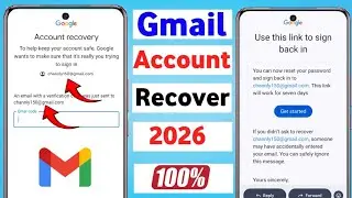 Gmail Account Recovery Without Phone Number and recover gmail || Google Account Recovery new Method