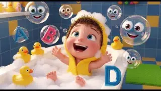 Learn A to Z with Bubbles and Bathtime Fun 🫧🛁🐤 | ABC Song for Kids | Preschool Educational Video