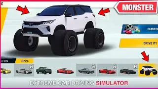 🇮🇳 Indian Car #19 In Extreme Car Driving Simulator 🎊 New Update 🎊| Monster Fortuner Legender 🤩!