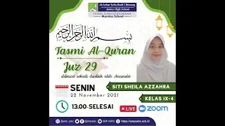Tasmi' Juz 29 | Siti Sheila Azzahra | SMP ASBC (22-11-2021)