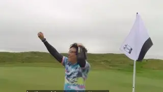YouTube golfer breaks PGA Tour pro's world record for longest putt, dives into pond to celebrate