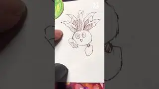How to draw Oddish