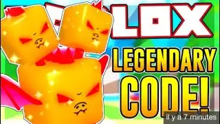 Roblox Bubble gum Simulator Code Legendary PET