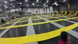Fun at HiWiRE Trampoline Park in Plex Indoor Sports of Sandhills