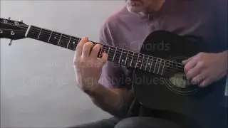 Blues Guitar Chords 6 / Fingerstyle Blues Guitar introduction