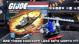 G.I. Joe Cobra FANG Construction Set Not So Quick Build!!!