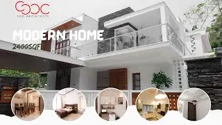 Trending Modern home design | 2400 sqft modren house