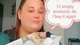 12 empty products fixing sprays, concelar's, foundations and more! Would I buy it a again?🤔😉