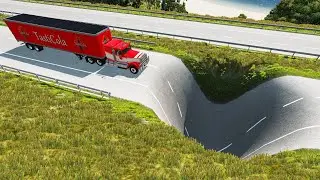 Cars vs Giant Pit #12 &mdash; BeamNG.Drive &mdash; Rescind Gaming