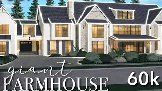 60k Гигантский фермерский особняк в Bloxburg: быстрая постройка