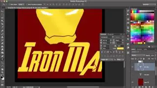 Photoshop CC &bull; Making of a Stylised Movie Poster &bull; 'Iron Man' &bull; Speed Art