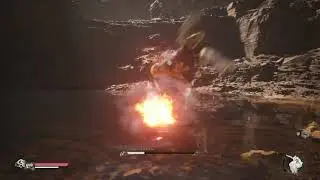 Fighting The electric frog in Black Myth Wukong | Black Myth Wukong