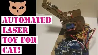 Build a toy for your cat with laser pointer and Arduino