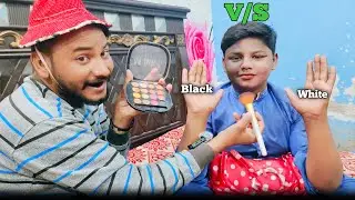 Great Makeup Divide: ASMR Black & White Face Paint Challenge