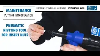 Pneumatic Riveter - BNT-N rivet tool MAINTENANCE. How to use a rivet gun? BRALO