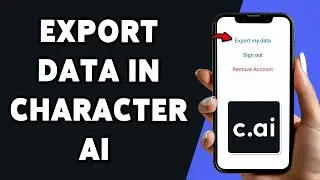 Как экспортировать данные в Character AI 2025 | Сохраните чаты и информацию об ИИ-персонаже