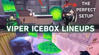 Best Viper PostPlant Lineups On ICEBOX in #valorant
