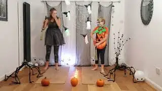8 Minute Yoga for Kids #Halloween 2022 I Special Edition I YogoJo Hatha for Happy Families
