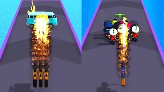 Fireball Gun Run Gameplay All Levels (Android & iOS)