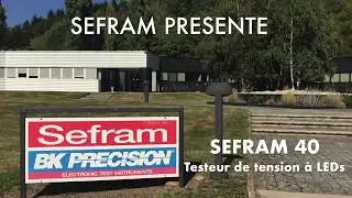 Testeur de tension et de continuit&eacute; &agrave; LEDs : SEFRAM 40