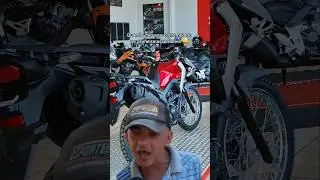 NOVA SAHARA 300 RALLY MODELO 2026 VERMELHA  ABS #sahara300 #honda #motos #motocicleta