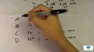MCAT Question of the Day 18 Chemistry Redox Reactions