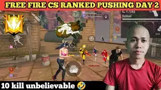 Free fire CS ranked pushing for grandmaster day 2 third match | Garena free fire 🔥🔥
