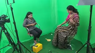 anchor alankrita new pics interview getup actor harshith  singing interview song s