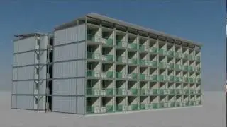 arkistruct's C1 Modular Panel Construction System for housing accommodation