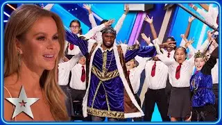 There's a NEW KING in town! Banji's Class give a performance fit for Royalty | Auditions | BGT 2023