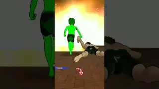Yuta ghost burns humans👣😨Sakura School Simulator Horror Ding Dong#viral #shorts#sojamere