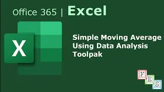 Calculate Simple Moving Average using Data Analysis Toolpak in Excel - Office 365