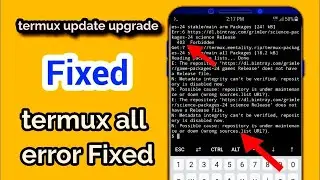 termux update and upgrade error fix 2023| termux setup storage error fix |termux new version #termux