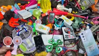 Breaking and opening toy motor fan | ceiling fan | diy toys with motor