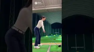 powerful swing 슬로우모션 포함 #golf swing {AI generated}