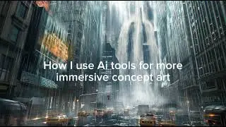 Concept art - image bashing - ai - generative video #generativevideo #ai #art