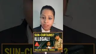 Sun-Curtains ILLEGAL? 😱 Supreme Court BAN | Police Challan Explained